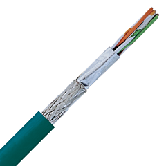 2170280 - LAPP ETHERLINE® 2 Pair: CAT5e Stationary - 24 AWG - Halogen-Free - Teal