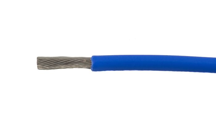 Alpha Wire EcoWire® 600V Hook-up / Lead Wire - 16 AWG Stranded Conductor -  Tinned copper - Blue - 100ft - 6716 BL005