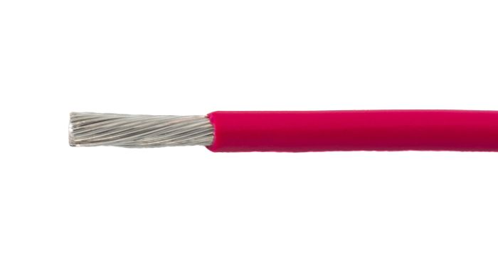 Alpha Wire EcoWire® Hook-Up/Lead Wire - 14 AWG Solid Conductor - Tinned  copper - 600V - Red - 100 ft
