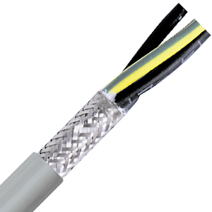 1026752 - LAPP ÖLFLEX® CHAIN 809 CY Shielded Multiconductor Cable - 20 AWG  3 Conductor - Gray