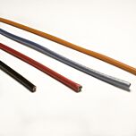 Alpha ThermoThin Hook-Up/Lead Wire - 24 AWG 19 Stranded Conductor - Nickel plated copper - Black - 100ft