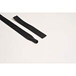 Dunbar WFHS-221 ArmorFlex 70 mm Woven Fabric 2:1 Polyester/Polyolefin Heat Shrink - Black