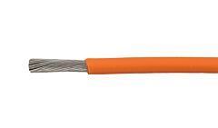 Alpha Wire EcoWire® Hook-Up/Lead Wire - 14 AWG 41 Stranded Conductor - Tinned copper - 600V - Orange - 100 ft