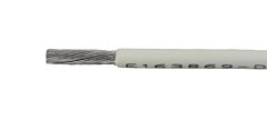 Alpha Wire EcoWire&reg;  Hook-Up/Lead Wire - 18 AWG 16 Stranded Conductor - Tinned copper - 600V - White - 1000 ft