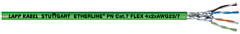 2170598 - LAPP ETHERLINE&reg; PN CAT.7 FLEX - 4 pair 2x23AWG/7c - Flame Retardant Non-Corrossive (FRNC) - Green PVC