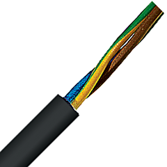 LAPP &Ouml;LFLEX&reg; H07RN-F Cordage  - 14 AWG 3 Conductor - Black