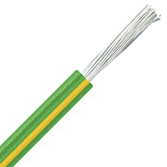 1249505 - LAPP &Ouml;LFLEX&reg; HEAT 180 SiF A High Temperature Control Cable - Unshielded - 16 AWG - Green/Yellow