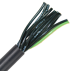LAPP &Ouml;LFLEX&reg; TRAY VTC Tray Cable - Unshielded - 14 AWG 4 Conductors - Black - LAPP 201404