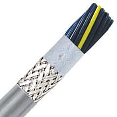 601812CY - LAPP &Ouml;LFLEX&reg; 190CY Shielded Multiconductor Cable - 18 AWG 12 Conductor - Gray