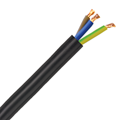 &Ouml;LFLEX&reg; POWER QUAD II PVC Cordage with <HAR>SJTO approvals - 16 AWG 3 Conductor - Black