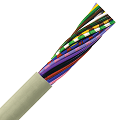 0028207 - LAPP UNITRONIC&reg; LiYY Data, Signal & Control Cable - 26 AWG/7 Conductor - Gray