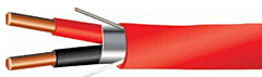 Fire Alarm Cable - FPLP Plenum Rated - 18/2 Shielded - Red Jacket - 1000 ft Reel