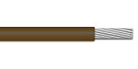 SAE AS22759/11 PTFE Mil-Spec Wire - 8 AWG - Brown
