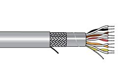 Alpha Xtra-Guard&reg;1 SupraShield Multipair Cable - 20 AWG 9 Pair - Slate - 300V - 1000 ft - Color Code A