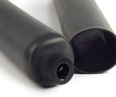 Dunbar 3635W 1/2 inch Polyolefin Heat Shrink Tubing - Black