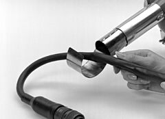 TE Raychem SFR 3/4 inch Single Wall Heat Shrink Tubing - Black