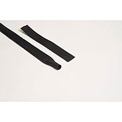 Dunbar WFHS-221 ArmorFlex 25 mm Woven Fabric 2:1 Polyester/Polyolefin Heat Shrink - Black