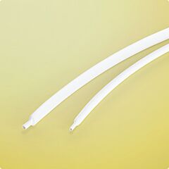 Sumitube B2 1/8" Nominal Size Single Wall Heat Shrinkable Tubing, White, 2:1 Shrink Ratio