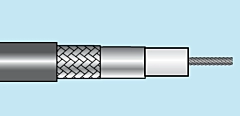 Alpha Essentials Coaxial RG-6U 75 Ohm Cable - Tape & Braid Shield - 18 AWG - Black - 300V - 1000 ft - 9104 BK001