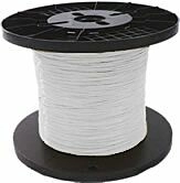 UL1422 Kynar Wire Wrap - 28 AWG Solid Conductor - White