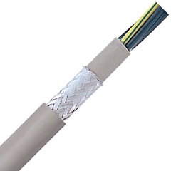 LAPP &Ouml;LFLEX&reg; CLASSIC 110 CH Flexible Power and Control Cable - Tinned copper braid - 16 AWG 5 Conductors - Gray