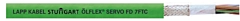 1034116 - LAPP OLFLEX SERVO FD 7FTC Shielded Continuous Flex Encoder/ Feedback Cable - 20 & 24 & 26 (4) AWG - 3 pair - Green TPE Jacket