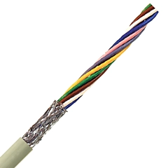 0034430 - LAPP UNITRONIC&reg; LiYCY Data, Signal & Control Cable - 24 AWG/30 Conductor - Gray