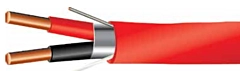 Fire Alarm Cable - FPLR Riser Rated - 12/2 Shielded - Red Jacket - 1000 ft Reel