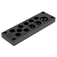 LAPP SKINTOP&reg; MULTI Multi-Cable Bushing System - Version 4 - 11 Bushings - Black - 52220085
