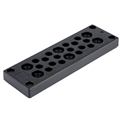 LAPP SKINTOP&reg; MULTI Multi-Cable Bushing System - Version 1 - 22 Bushings - Black - 52220065
