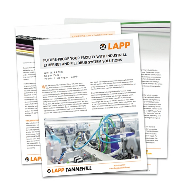 Future Proof Your Facility with Industrial Ethernet and Fieldbus Solutions
