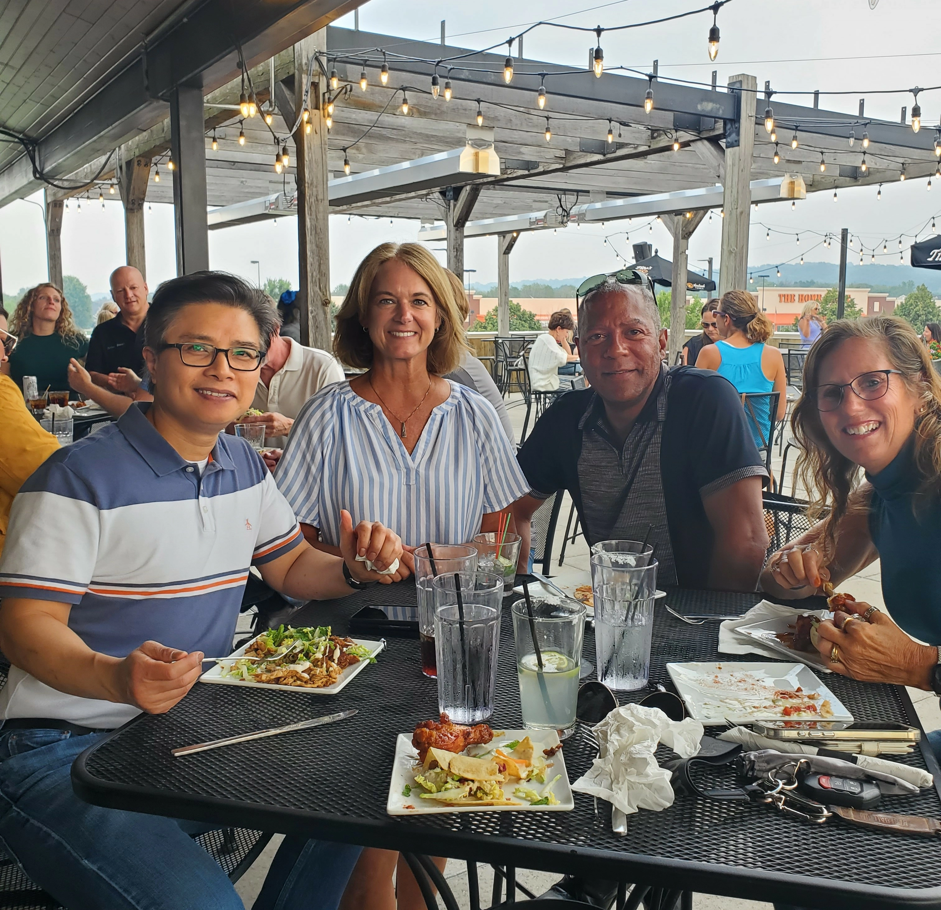 Tannehill employees at a retirement party