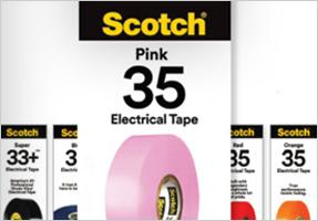 3M Now offers Scotch® Vinyl Electrical Tape 35 in Pink
